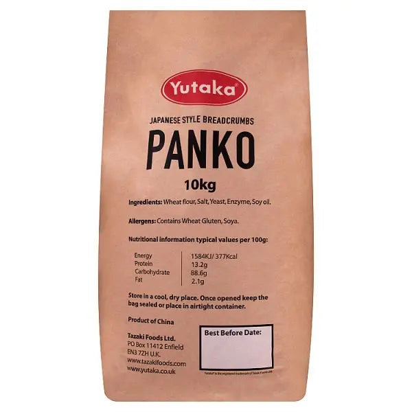 Yutaka Panko Japanese Style Breadcrumbs 10kg British Hypermarket-uk Yutaka