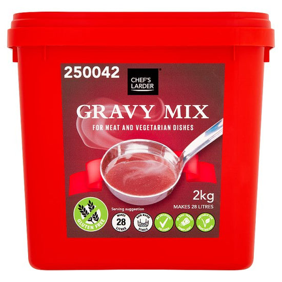 Chef's Larder Gravy Mix for Meat and Vegetarian Dishes 2kg, Case of 2 Chef's Larder
