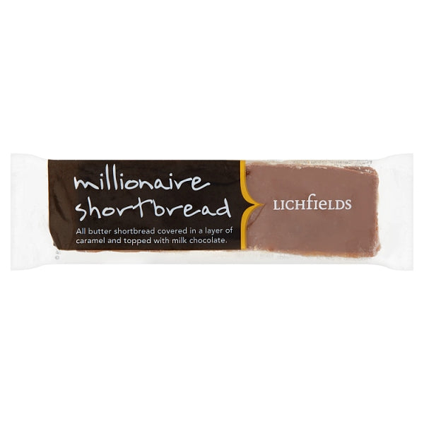 Lichfields Millionaire Shortbread 65g, Case of 18 Lichfields