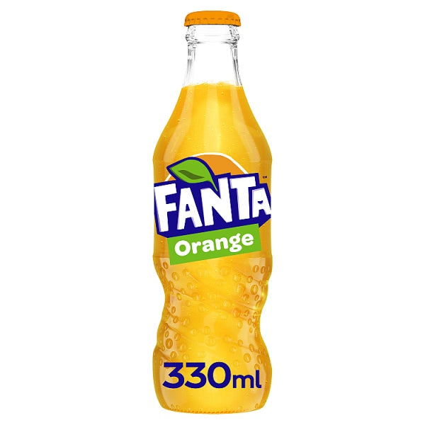 Fanta Orange 24 x 330ml Glass Bottles Fanta