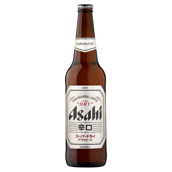 Asahi Super Dry Beer 620ml Bottle Case of 12