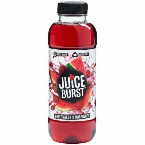 JUICEBURST™ Watermelon & Raspberry 500ml, Case of 12 Juice Burst