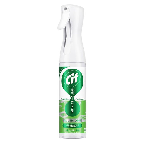 Cif Infinite Clean All in One Cleaner Spray Lime & Lemongrass 250 ml Case of 6 Cif