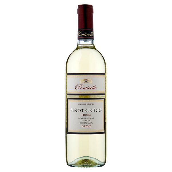 Ponticello Pinot Grigio Friuli Grave 75cl Case of 6