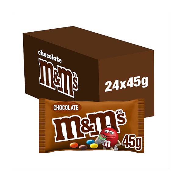 M&M's Milk Chocolate Bites Bag 45g Case of 24