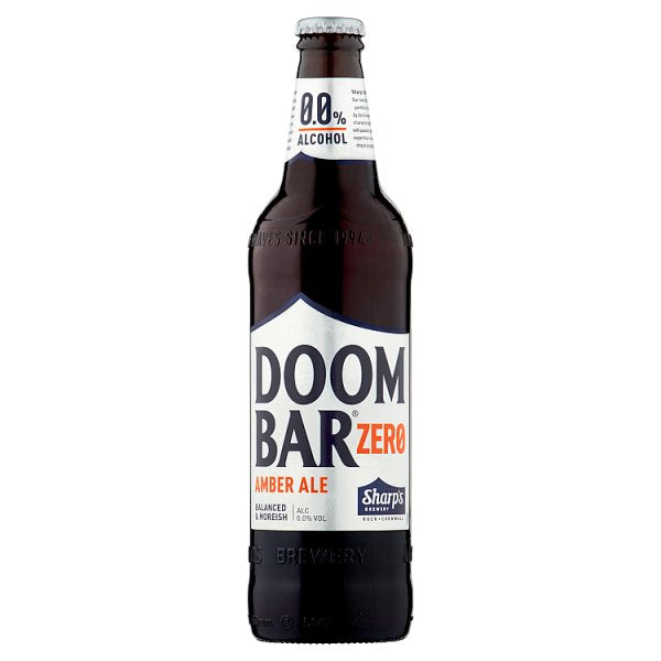 Sharp's Doom Bar Zero Alcohol Free Amber Ale Bottle 500ml Case of 8