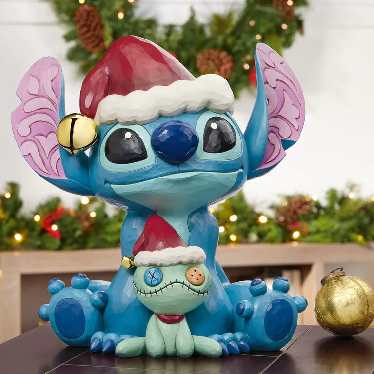 14.7 inch (37.4cm) Disney Stitch and Scrump Statue