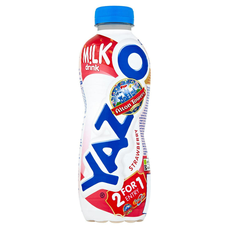 Yazoo Strawberry Milk Drink 400ml, Case of 10 Yazoo