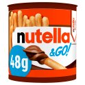 Hazelnut Spread with Chocolate Spread and Breadsticks Single 48g, Case of 12 - British Hypermarket-uk