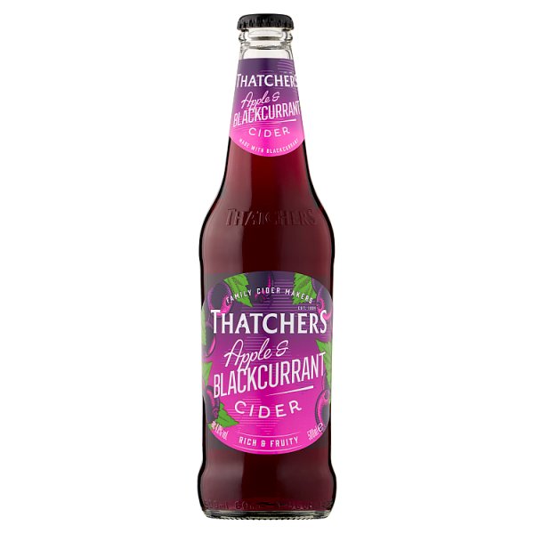 Thatchers Apple and Blackcurrant Cider 500ml Case of 6