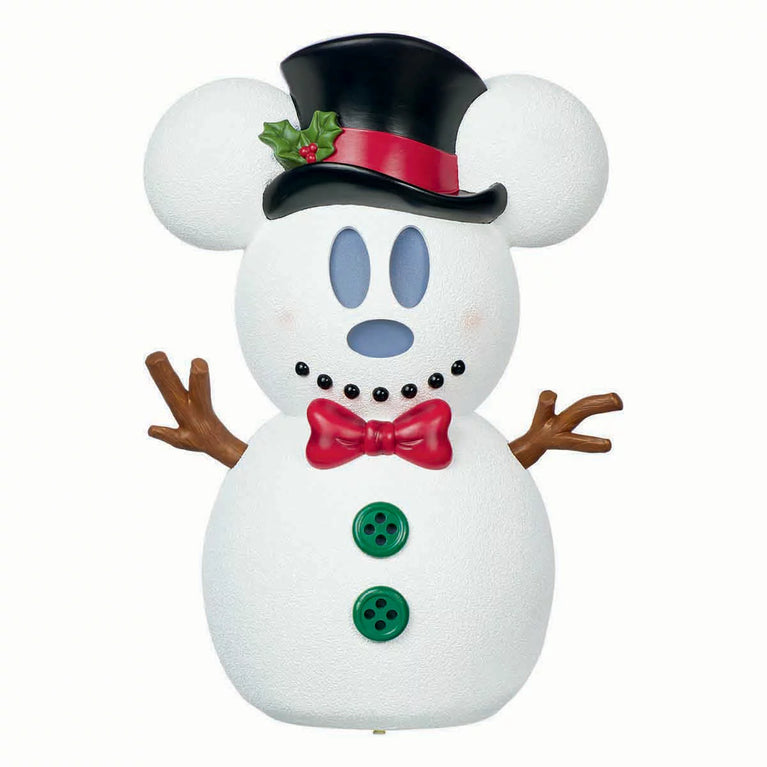 22 inch Disney Mickey & Minnie Snowman with lights and music