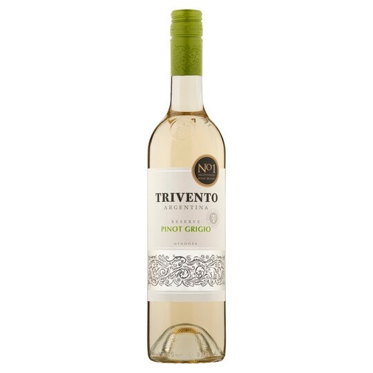 Trivento Reserve Pinot Grigio 75cl, Case of 6 Blossom Hill