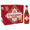 Cruzcampo Sevilla Lager Beer 4.4% ABV Bottle 12x330ml (Save £1.00) Cruzcampo Sevilla