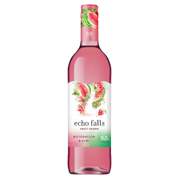 Echo Falls Watermelon & Kiwi Fruit Fusion 75cl x 6