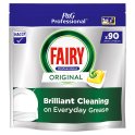 Fairy Professional Original Dishwashing Capsules, Fresh Lemon scent, 90 washes Fairy