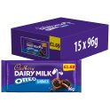Cadbury Dairy Milk Oreo Chocolate Bar 96g [PM £1.69](Case of 15)