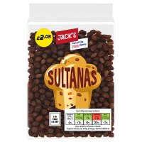 Jack's Sultanas 375g x 6