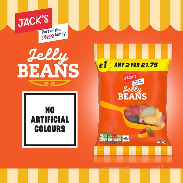 Jack's Jelly Beans 145g x 10