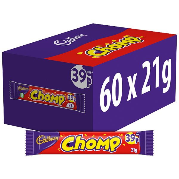Cadbury Chomp Chocolate Bar 21g x 60