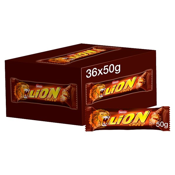 Lion Milk Chocolate Bar 50g Case of 36