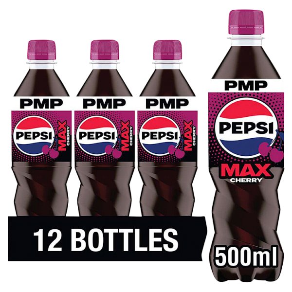 Pepsi Max No Sugar Cherry 500ml x 12