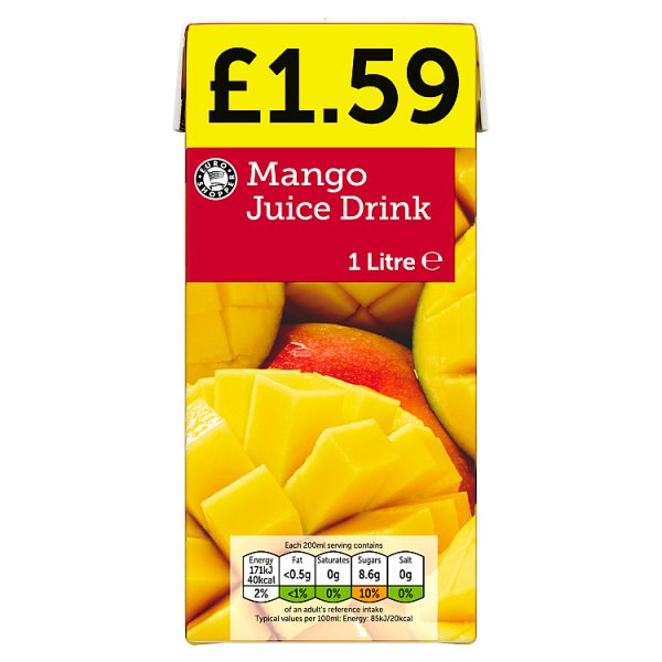 Euro Shopper Mango Juice Drink 1 Litre x 12