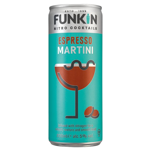 Funkin Nitro Cocktails Espresso Martini 200ml Case of 12