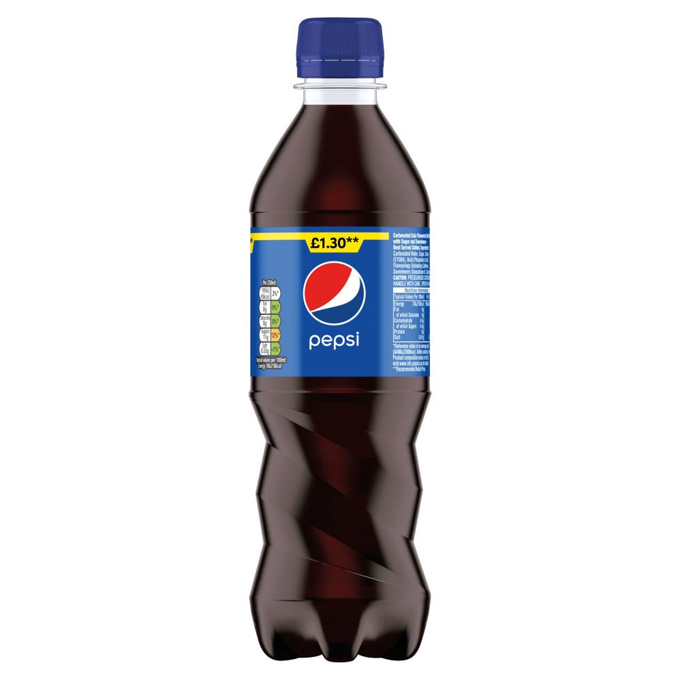 Pepsi Cola Bottle 500ml [PM £1.25 ] Case of 12 Pepsi