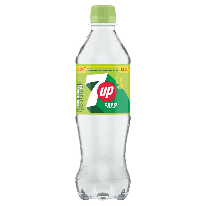 7UP Free 500ml [PM £1.25 ], Case of 12 7Up