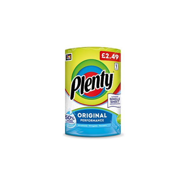 Plenty Original Kitchen Roll 1 Roll / case of 6 Plenty