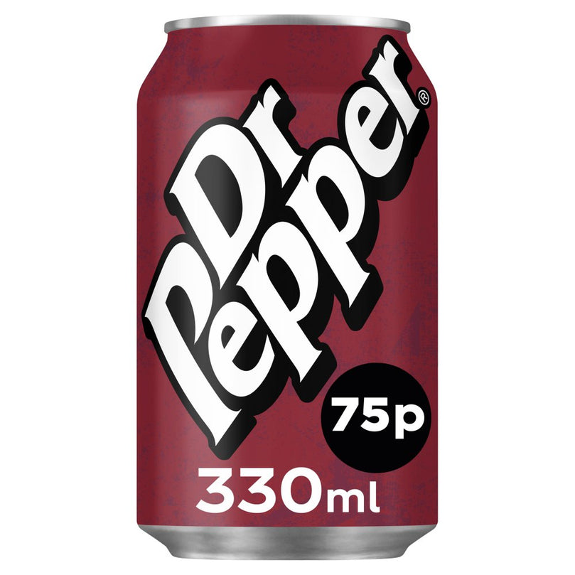 Dr Pepper 24 x 330ml [PM 75p ], Case of 23 Dr Pepper