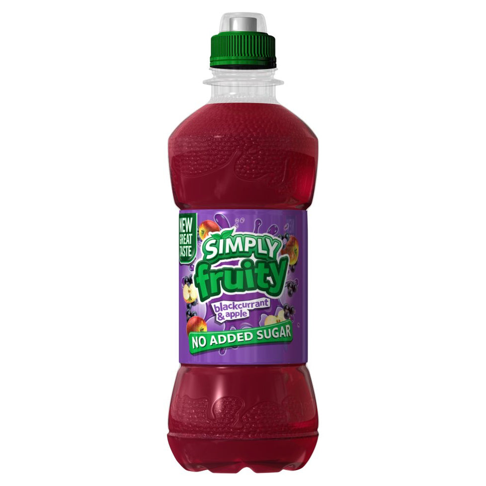 Simply Fruity Blackcurrant & Apple 330ml, Case of 12 Simply Fruity