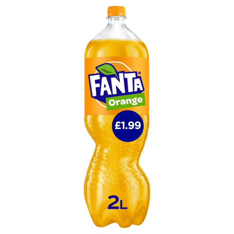 Fanta Orange 2L PM £1.89, Case of 6 Fanta