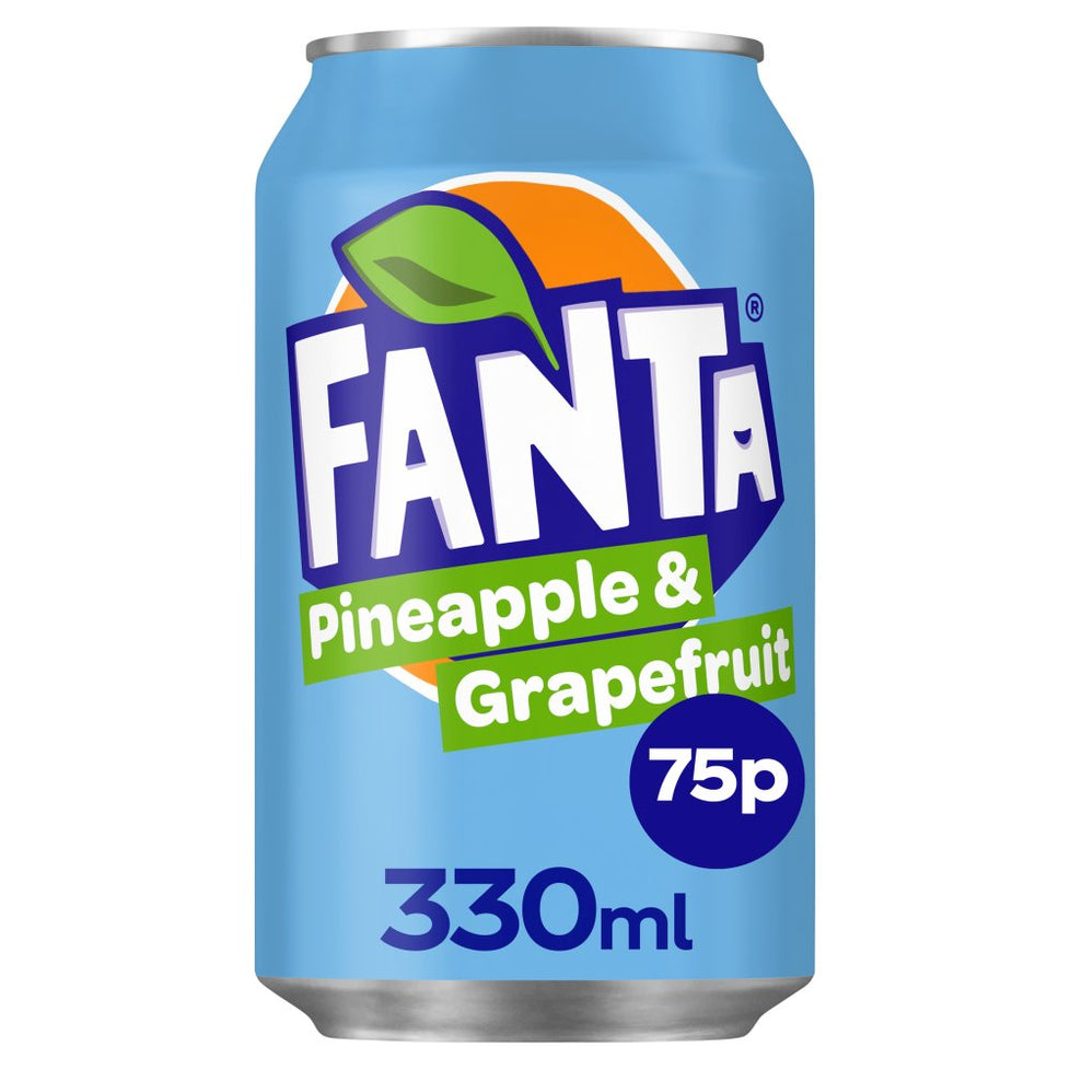 Fanta Pineapple & Grapefruit 330ml [PM £0.75 ], Case 24 Fanta