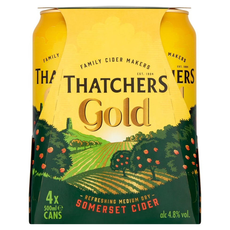 Thatchers Gold Cider 500ml, Case of 24 Thatchers