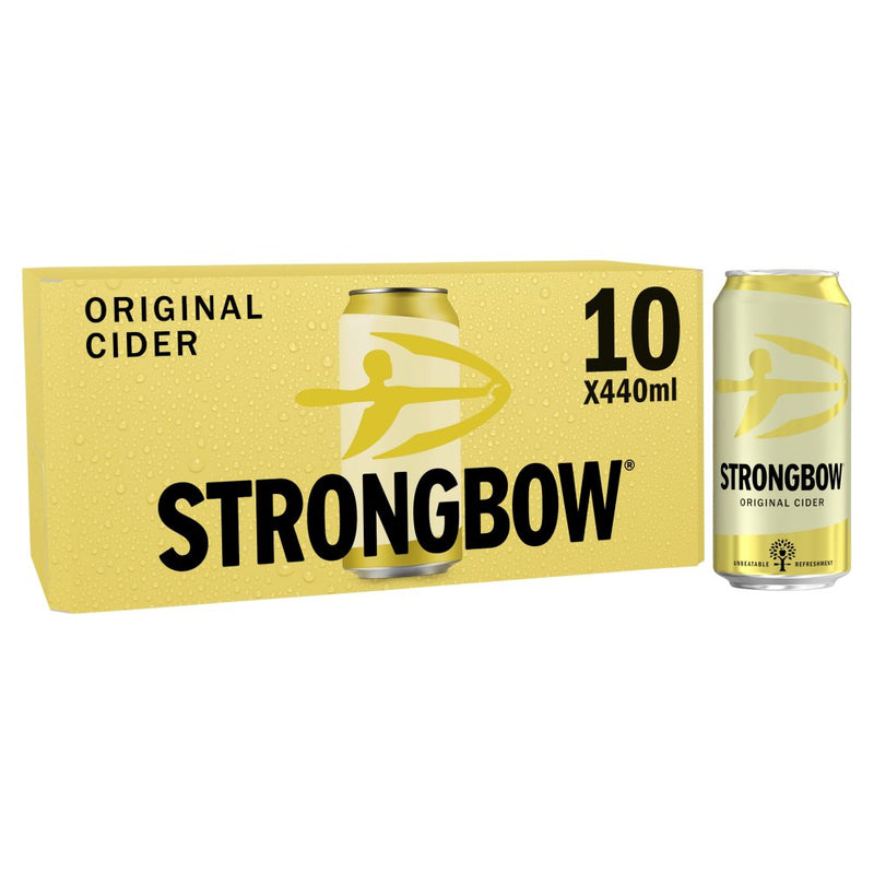 Strongbow Original Cider 12 x 440ml Cans, Case of 2 Strongbow