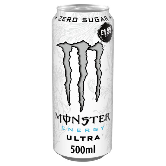 Monster Ultra Energy Drink 500ml [PM £1.39 ], Case of 12 Monster