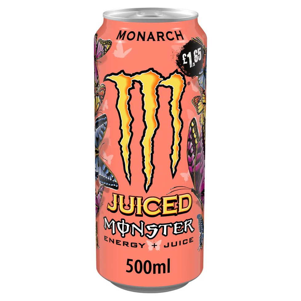 Monster Monarch Energy Drink 500ml [PM £1.65 ], Case of 12 Monster