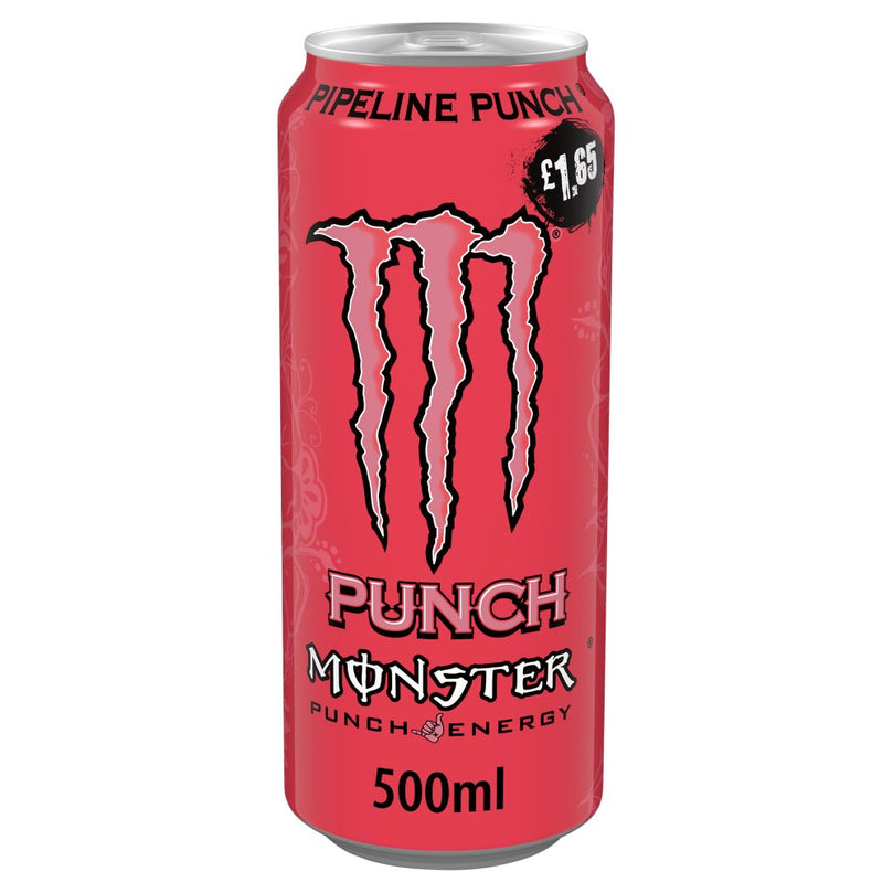 Monster Pipeline Punch Energy Drink 500ml [PM £1.65], Case of 12 Monster