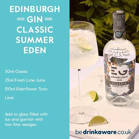 Edinburgh Gin The Classic London Dry Gin, Case of 6 Edinburgh Gin
