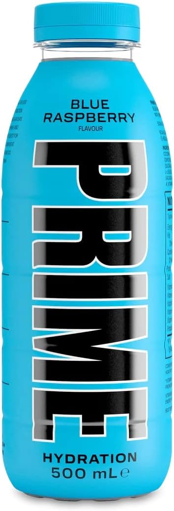 PRIME Blue Raspberry Hydration 500ml, Case of 12 Prime