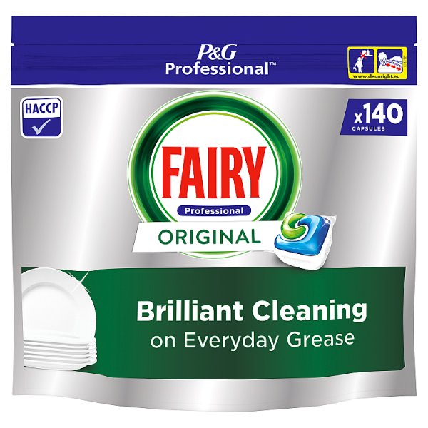 Fairy Professional Original Dishwasher Tablets Case of 1 Fairy