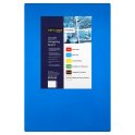 Chefs Larder Hygiene Chopping Board Blue 45x30cm