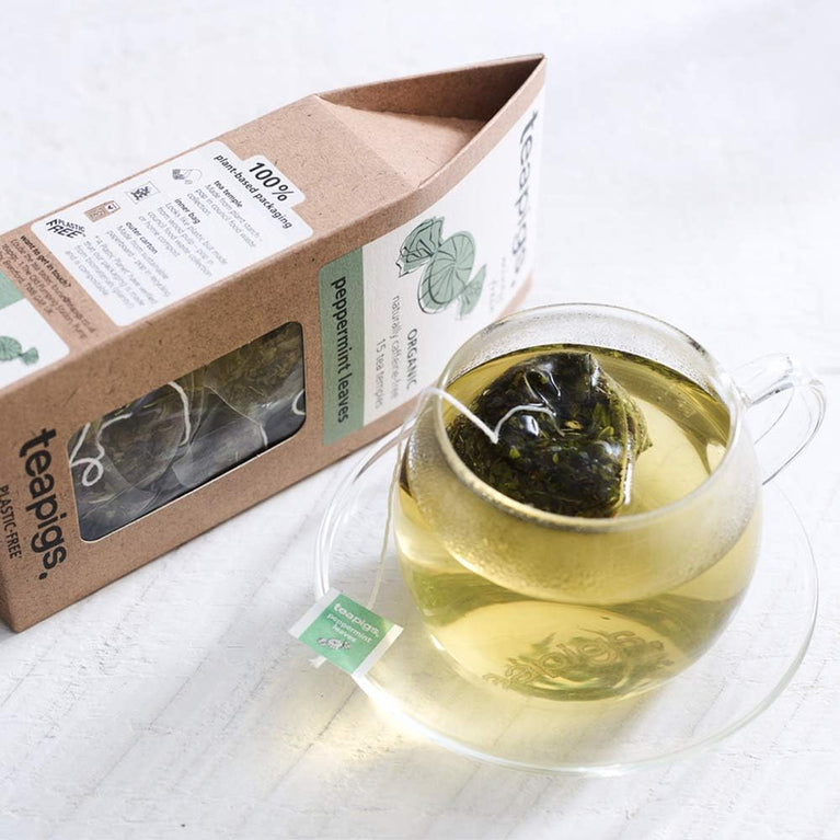 Teapigs Peppermint Leaves 50 Biodegradable Tea Temples 100g, Case of 6 Teapigs