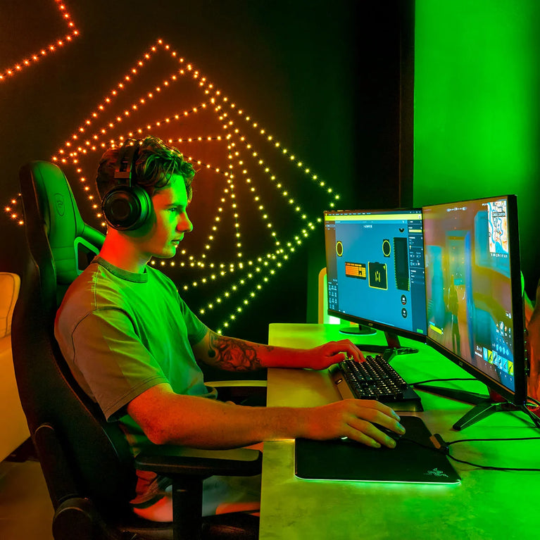 66 ft (20m) Twinkly Generation II 400 App Controlled Multicolour Dots RGB LED Lights