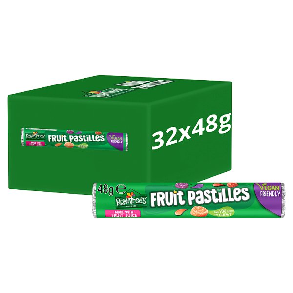 Rowntree's Fruit Pastilles Sweets Tube 48g Case of 32