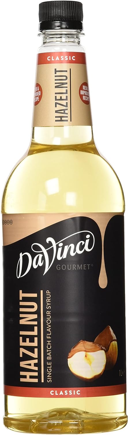 Da Vinci Gourmet Hazelnut Flavour Syrup Classic 1L Da Vinci Gourmet