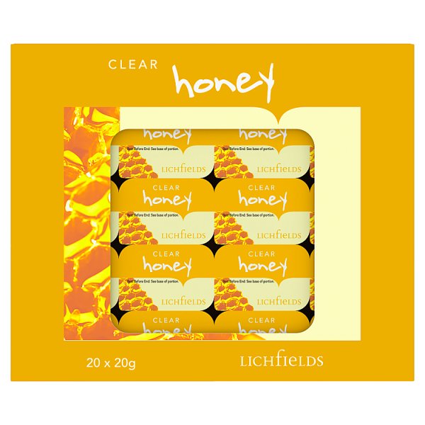 Lichfields Clear Honey 20 x 20g x 5