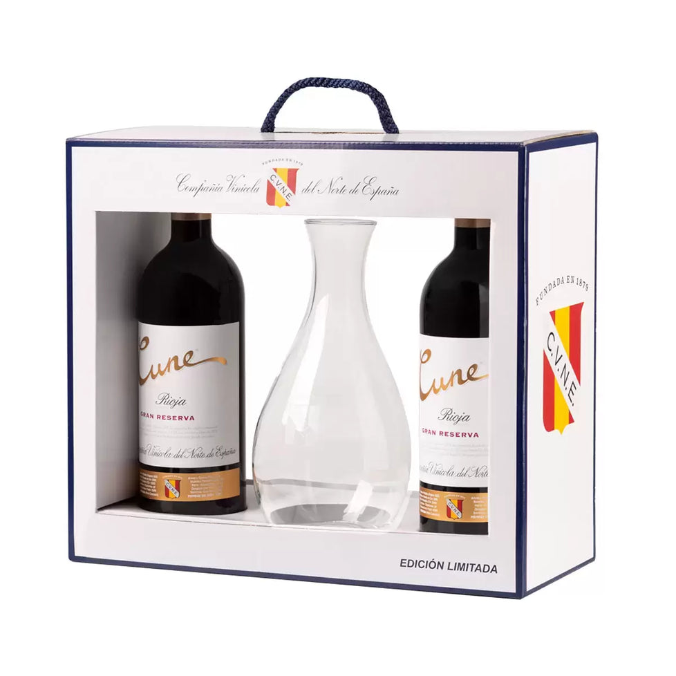 CVNE Gran Reserva Wine and Decanter Gift Set, 2 x 75cl Alfieri