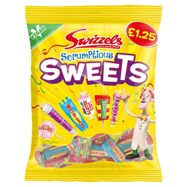 Swizzels Scrumptious Sweets 134g Case of 12